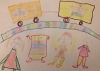 Идеята на Буккросинг вдъхнови над 120 деца да рисуват на тема ”Книги-пътешественици”