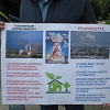 Снимки и видео от едновременен протест в София, Флоренция и Париж срещу изгарянето на отпадъци