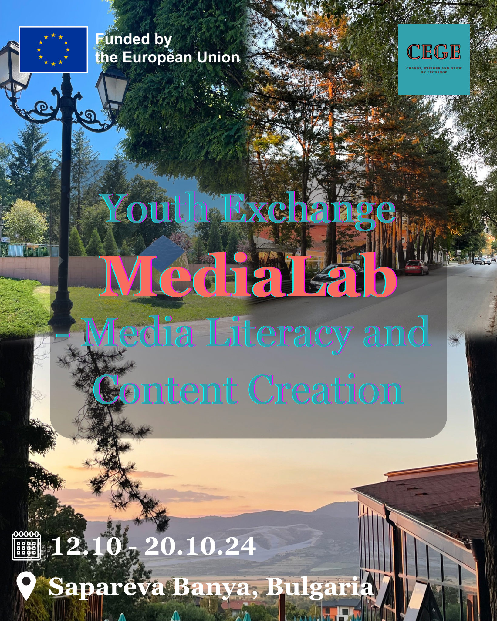 Open call for Bulgarian participants for „Media Lab - Media literacy and content creation ” - Erasmus+ Youth Exchange in