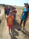 Деца на поход до язовира край село Скала