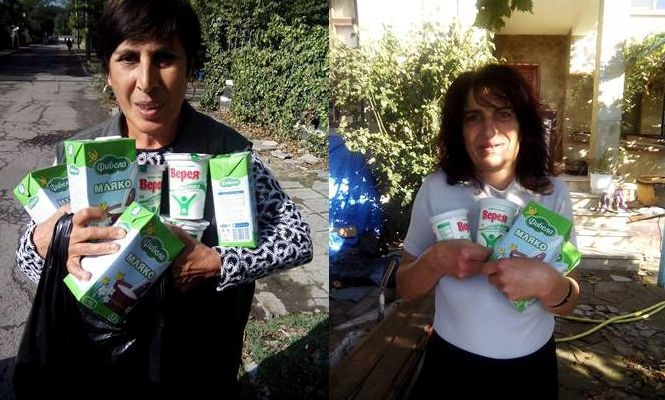 Млечни продукти получиха в Дружеството на инвалидите в Бургас