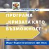 Отворена покана за проектни идеи по програма „Кризата като възможност“ на Столична община