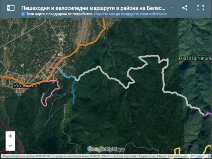 Нова онлайн карта с над 40 пешеходни и велосипедни маршрути разкрива очарованието на Беласица