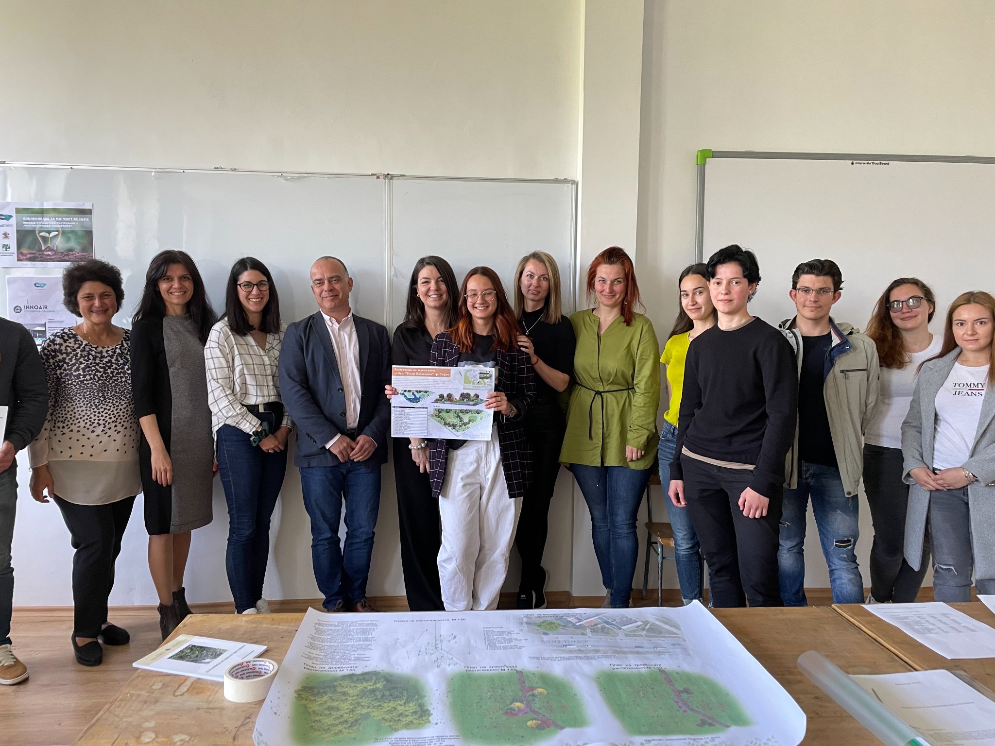 Озеленяване за по-чист въздух - INNOAIR студентско състезание с Лесотехнически университет