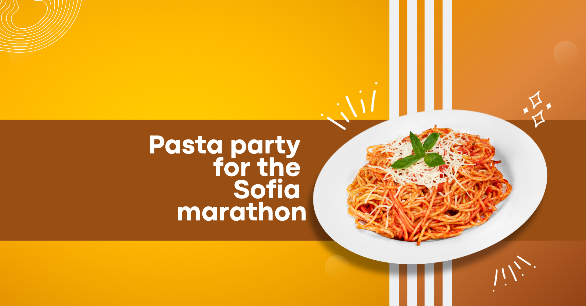 Pasta Party for the Sofia Marathon