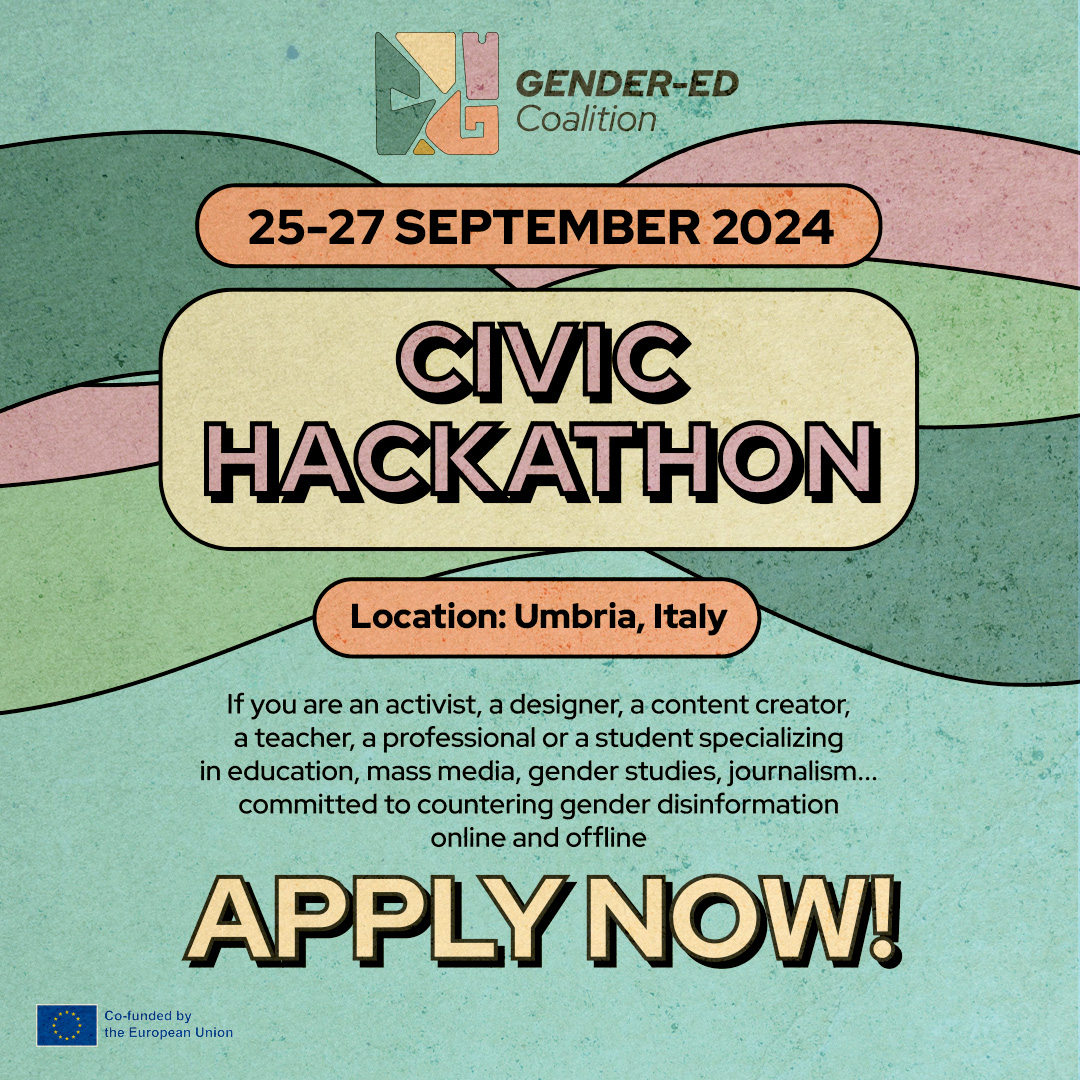 Покана за кандидатстване: Граждански хакатон GenderED!