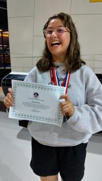 Българка с медал от Space Camp Türkiye