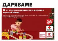 Подарък с кауза - Играчка Kidland® от Kaufland през декември помага на ученици в нужда